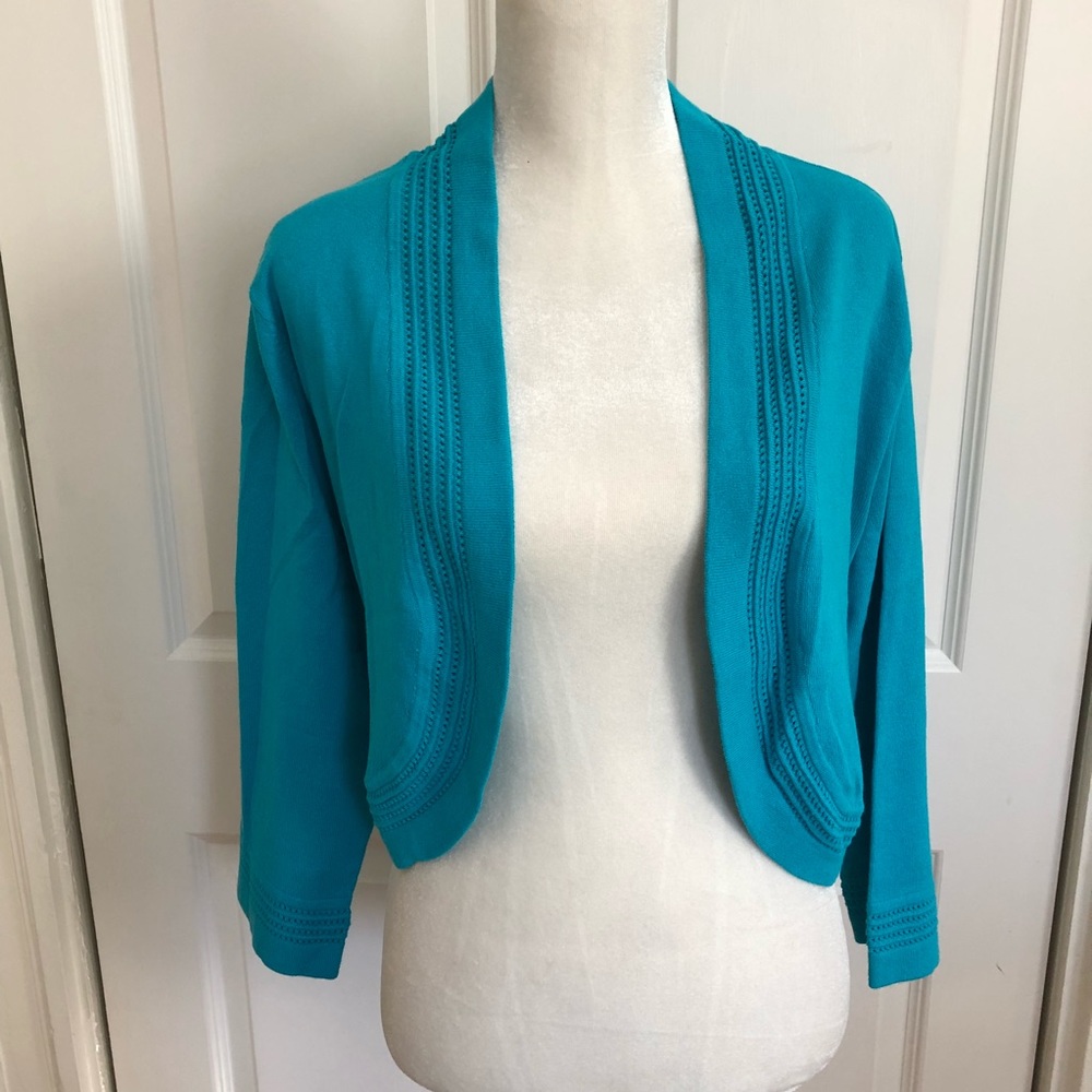 Liz Claiborne 3/4 Sleeve Shrug
